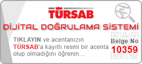 TÜRSAB Dijital Doğrulama Sistemi - Belge No: 10359